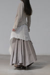 marc le bihan jacket skirt 2220-E21 NATUREL